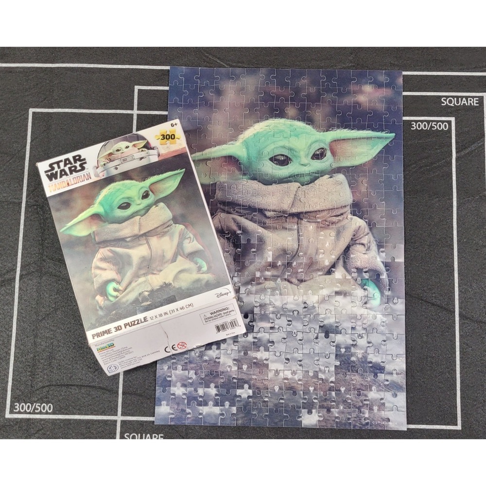 Prime 3D Puzzle Star Wars: The Mandalorian Grogu (Baby Yoda) 300-Piece Complete
